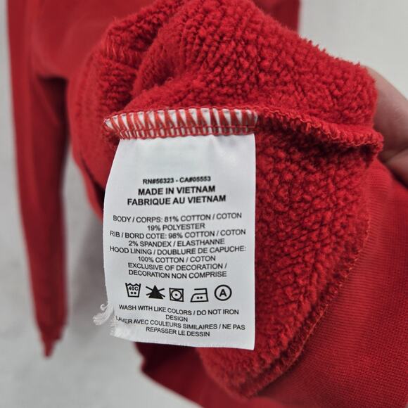 Nike Hoodie Mens Large Pullover Athletic Kangaroo Pocket 836123-657 Swoosh - Picture 8 of 10